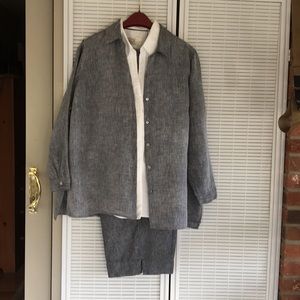 JJill Linen crops pants